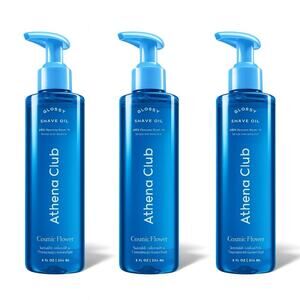 Glossy Shave Oil for Women - Cosmic Flower - 8 fl oz 8 Fl Oz (Pack of 3)